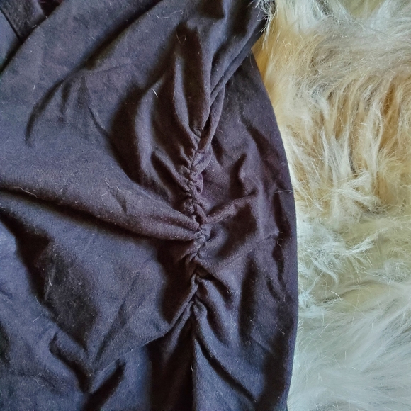 Black Ruched Cardigan - Picture 3 of 4